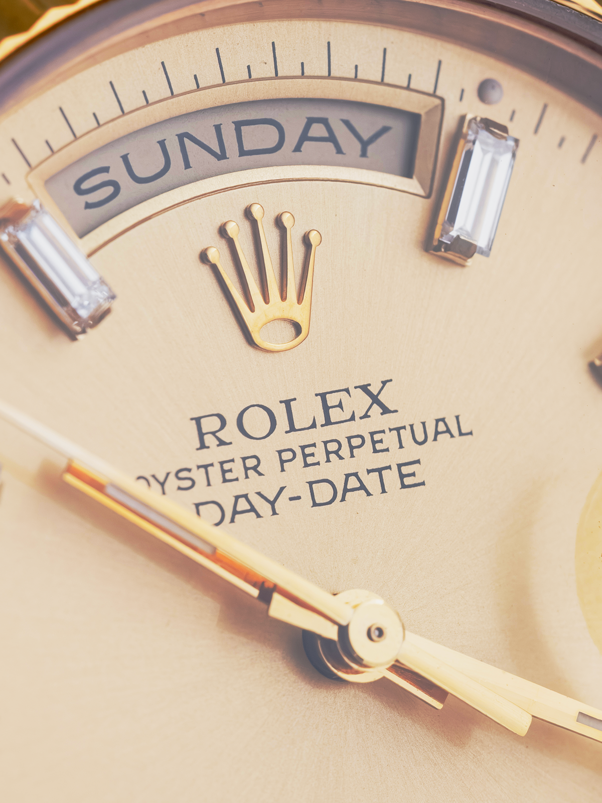 Rolex Day-Date "Baguette" ref. 18238 de 1986