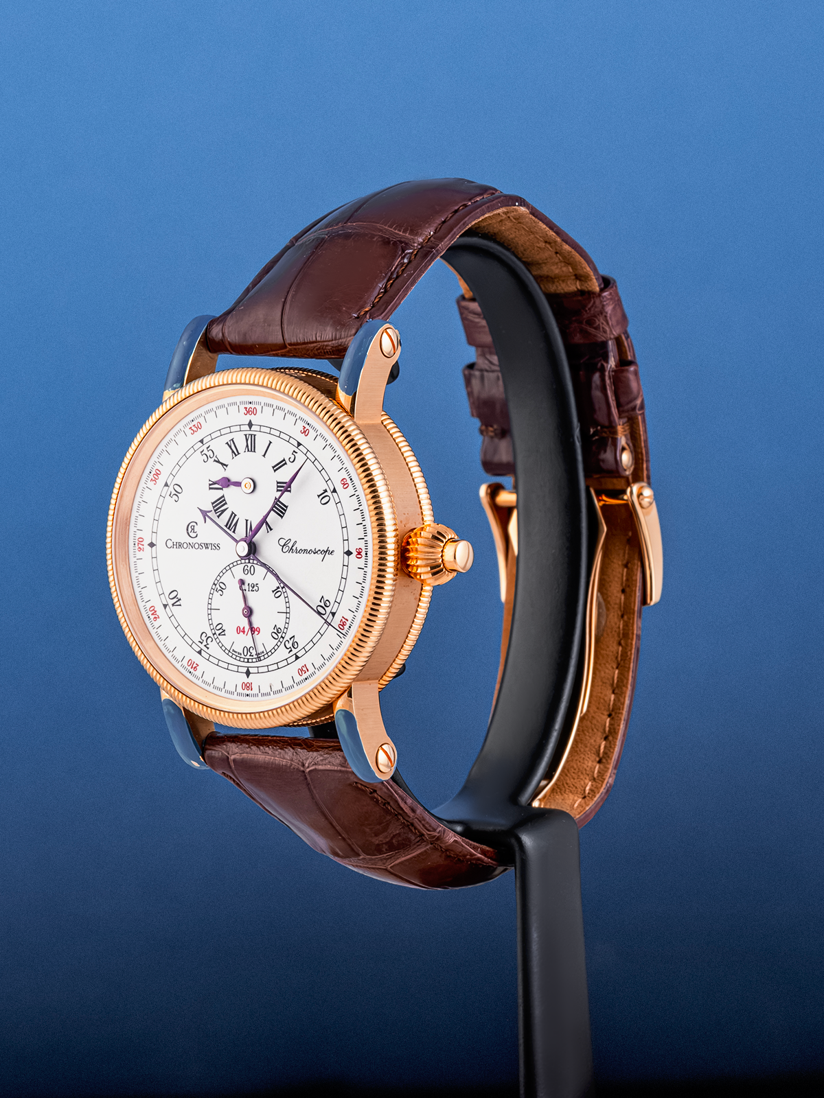 Chronoswiss Regulator Chronoscope Monopusher Rose Gold 38mm ref. CH1521R de 2007