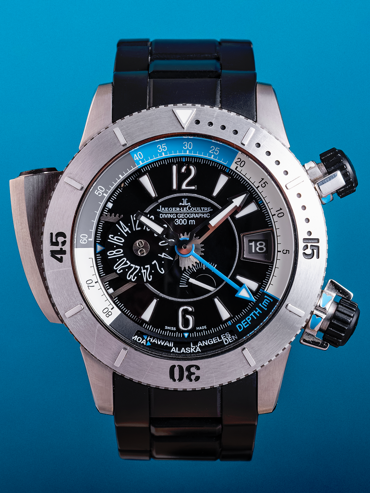 Jaeger-LeCoultre Master Compressor Diving Pro Geographic ref. 159.T.39 46.3mm Full Set de 2012
