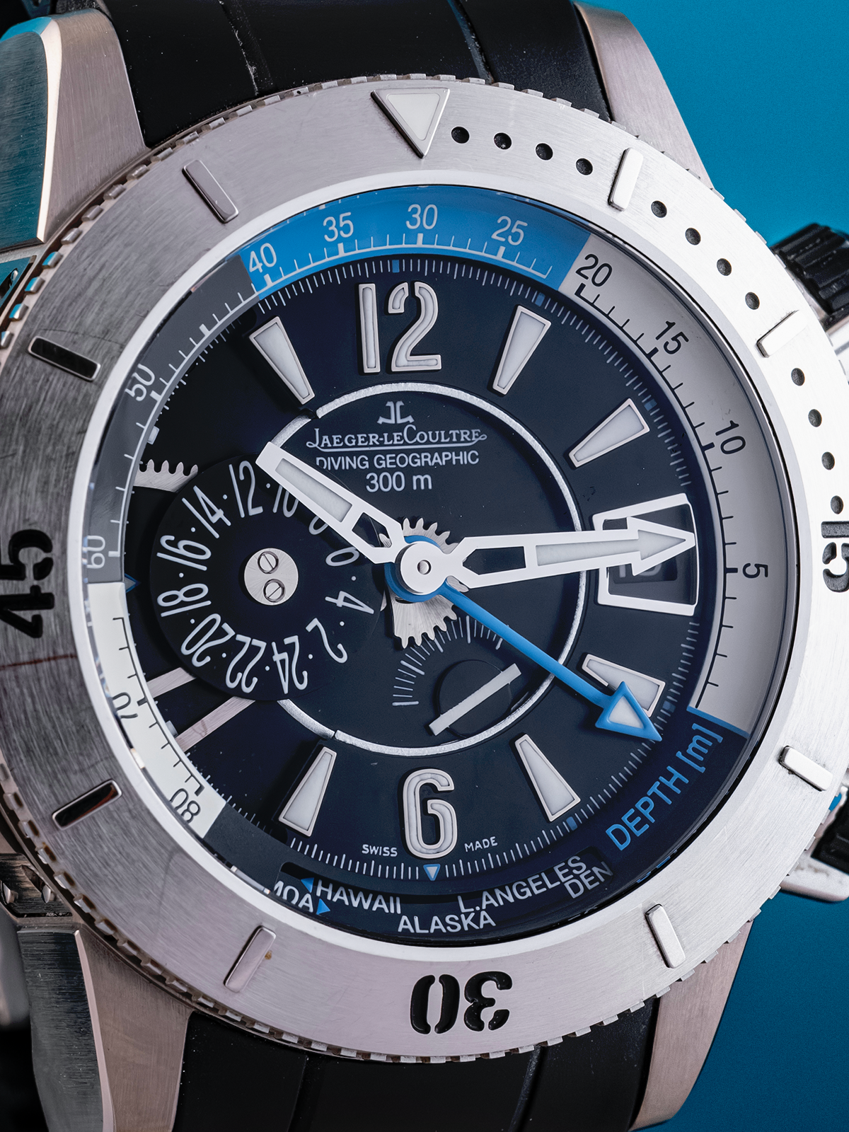 Jaeger-LeCoultre Master Compressor Diving Pro Geographic ref. 159.T.39 46.3mm Full Set de 2012