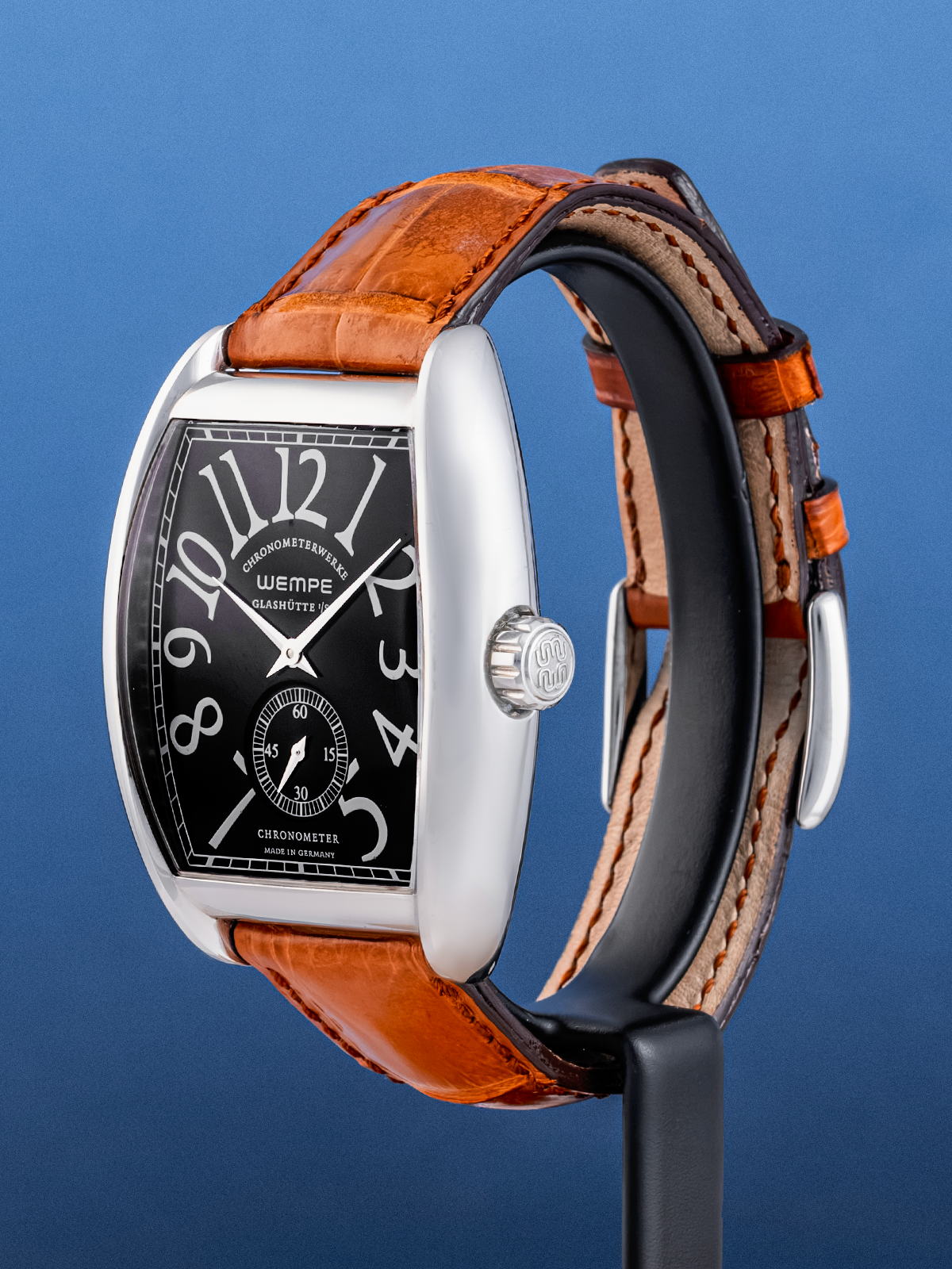 Wempe Chronometerwork Tonneau Handaufzug XL 49,5 x 39,9 mm ref. WG05 0004 de 2008