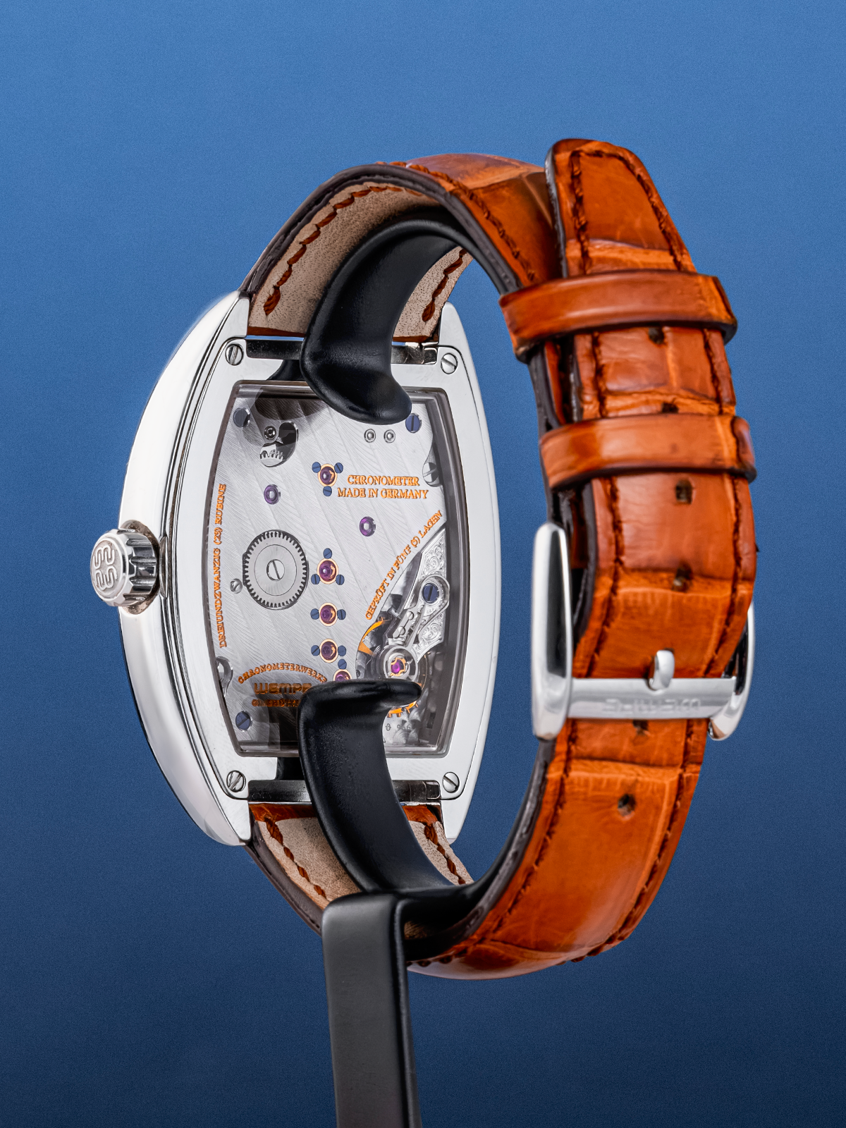 Wempe Chronometerwork Tonneau Handaufzug XL 49,5 x 39,9 mm ref. WG05 0004 de 2008