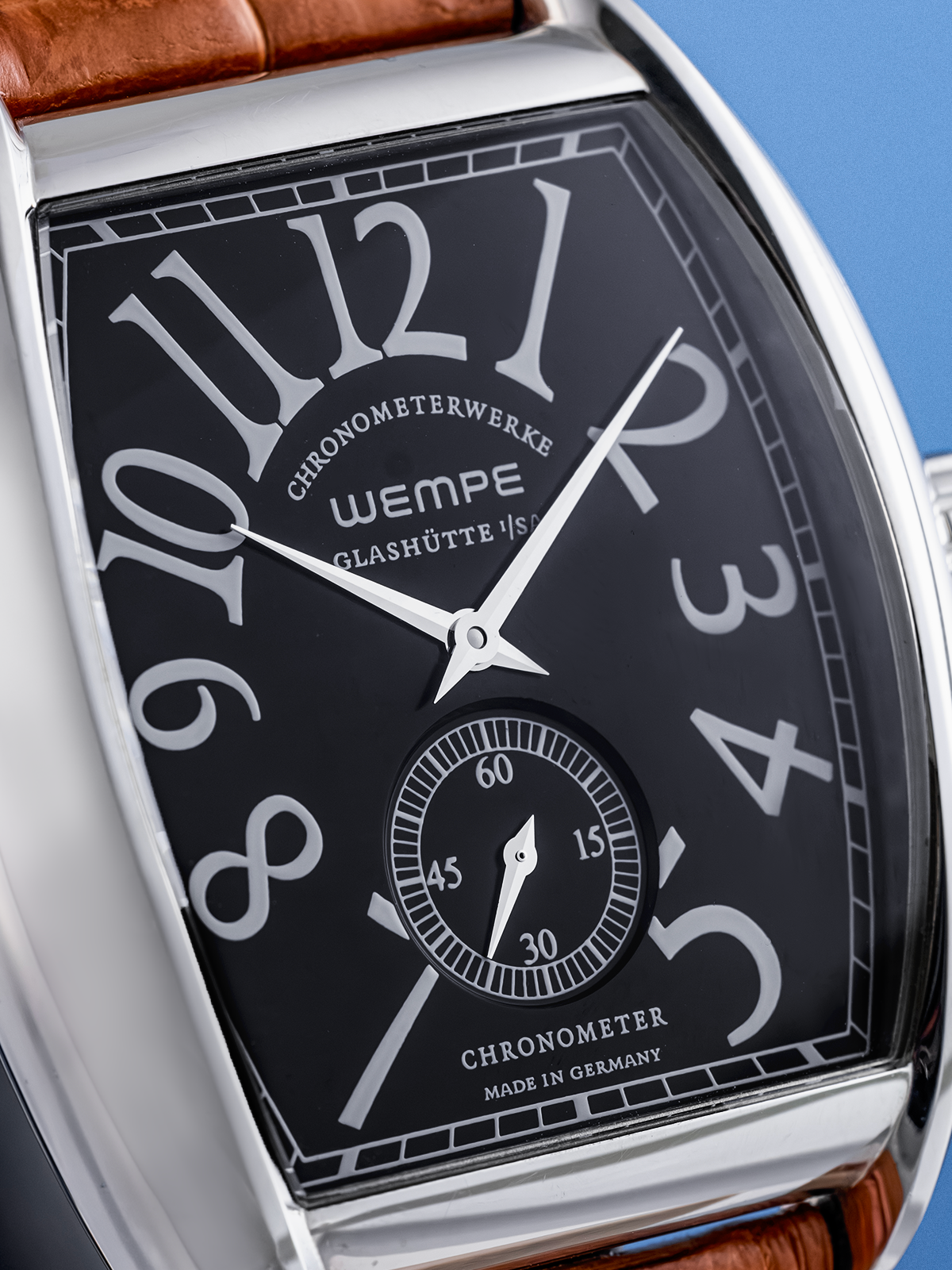 Wempe Chronometerwork Tonneau Handaufzug XL 49,5 x 39,9 mm ref. WG05 0004 de 2008