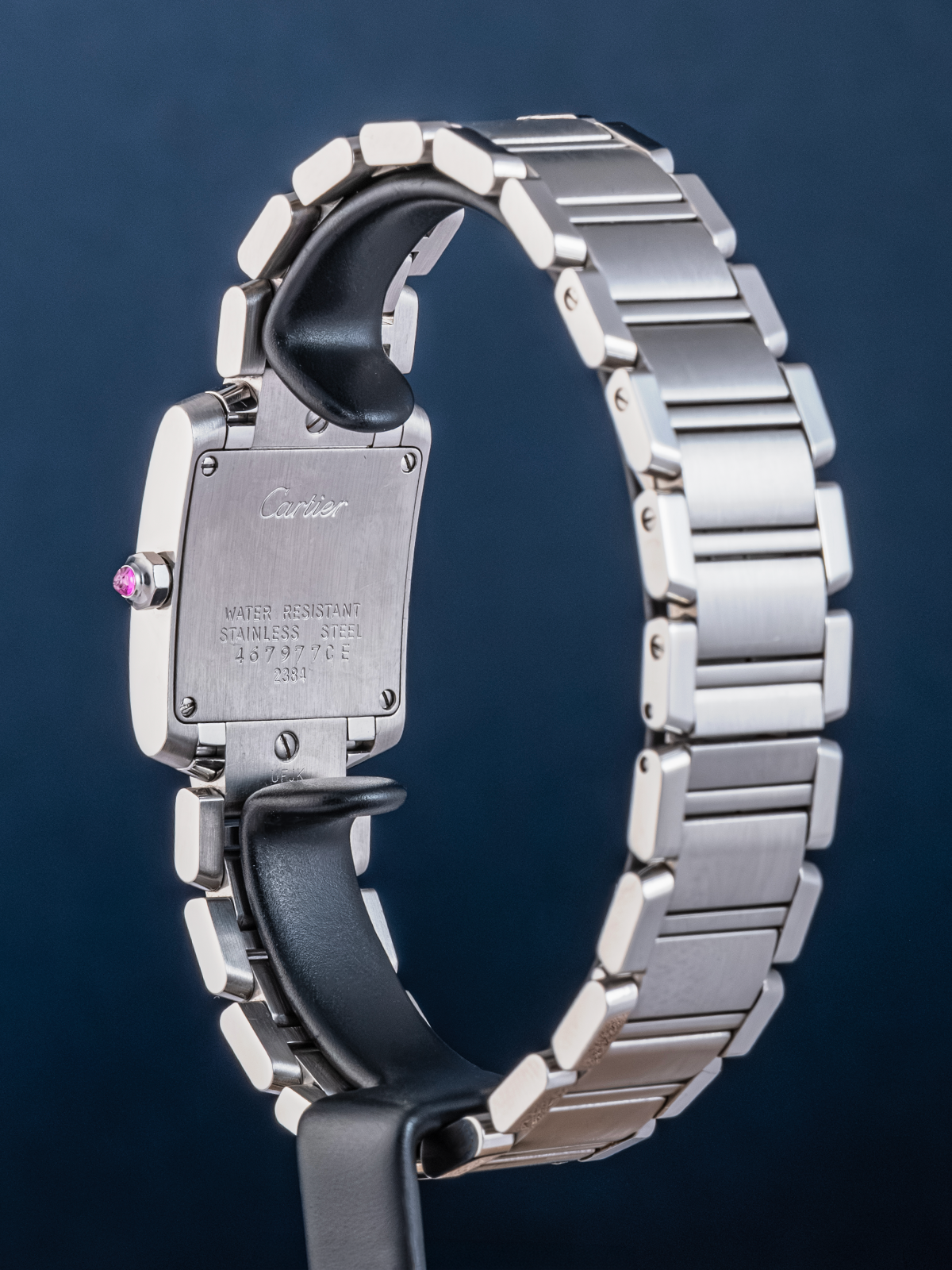 Cartier Tank Française Carat Pink Mother of Pearl 20mm Ref. W51028Q3 de 2008