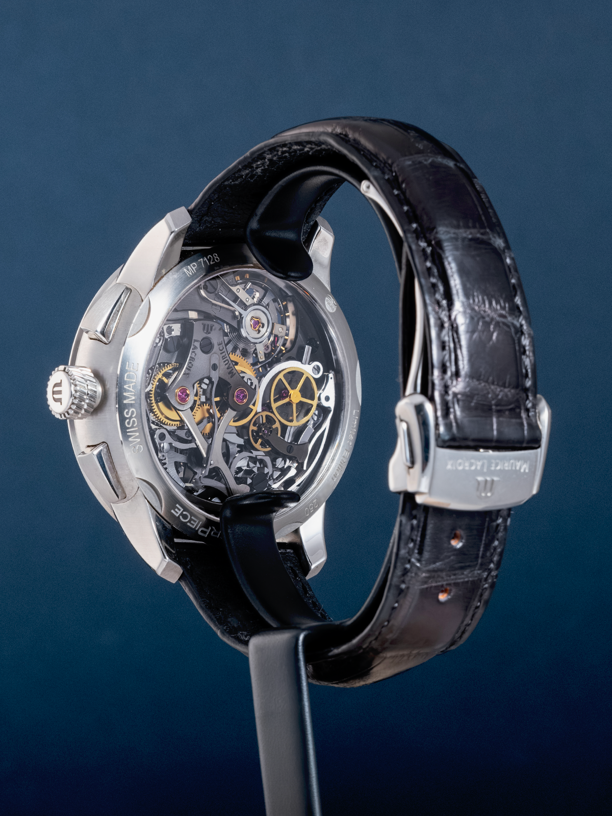 Maurice Lacroix Masterpiece Le Chronographe Squelette 45mm ref. MP7128-SS001-000 de 2011