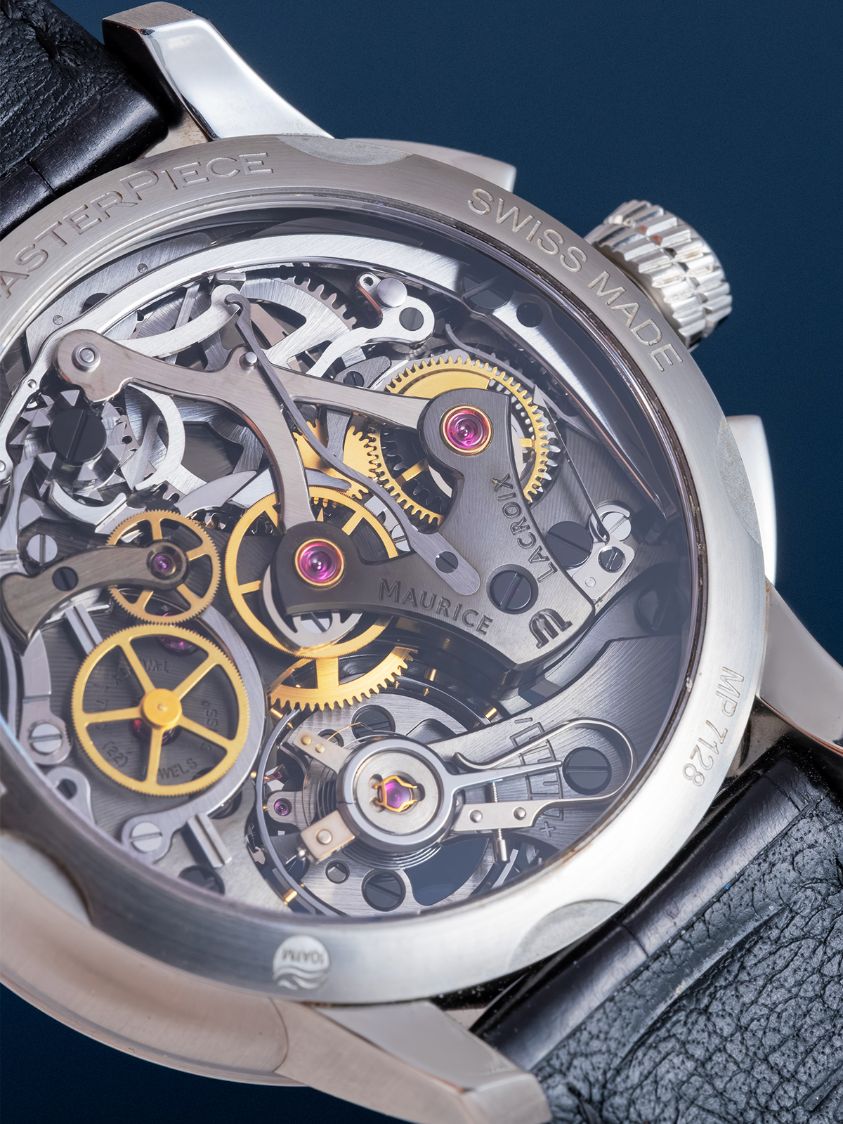 Maurice Lacroix Masterpiece Le Chronographe Squelette 45mm ref. MP7128-SS001-000 de 2011