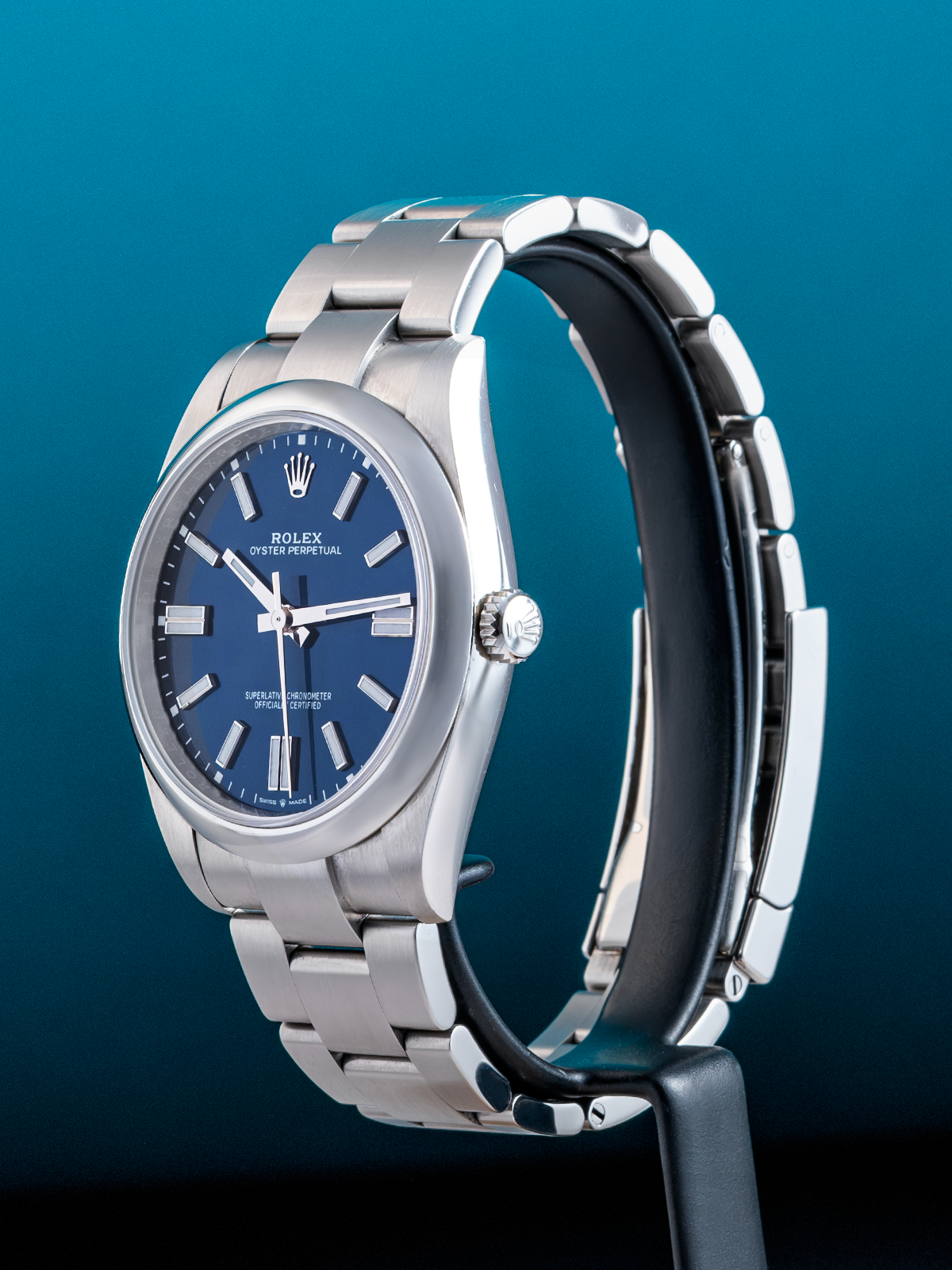 Rolex Oyster Perpetual Blue Dial 41mm ref. 124300 Full Set de 2021