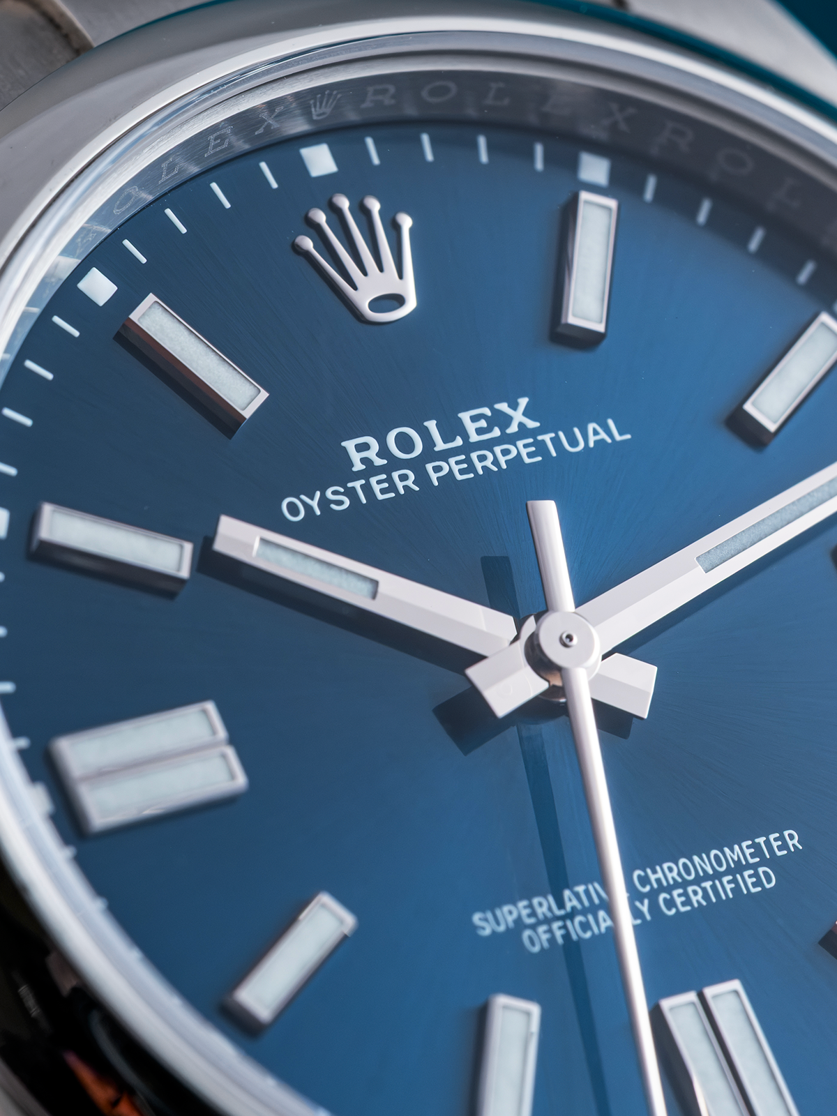 Rolex Oyster Perpetual Blue Dial 41mm ref. 124300 Full Set de 2021