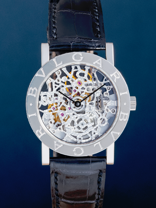Bvlgari Bvlgari Skeleton 33mm ref.BBW33GLSKP 18k Oro de 2000