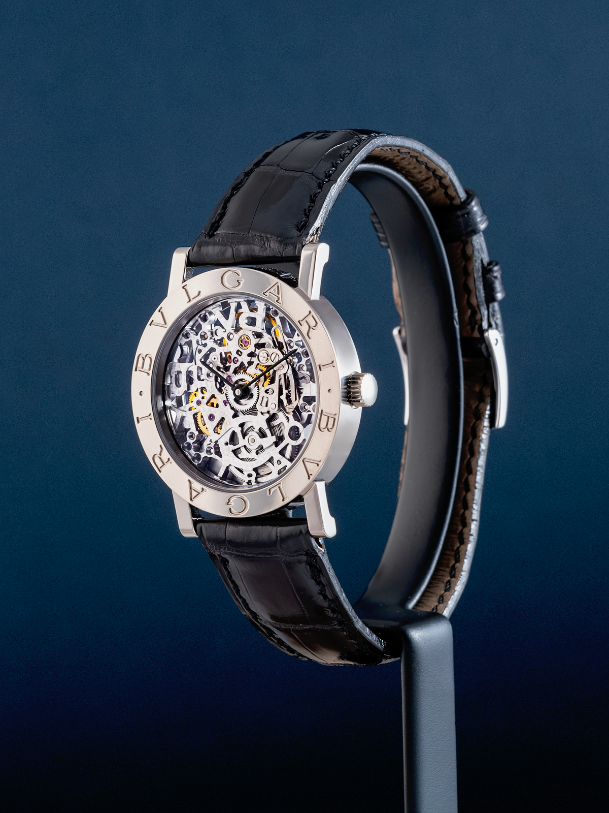 Bvlgari Bvlgari Skeleton 33mm ref.BBW33GLSKP 18k Oro de 2000