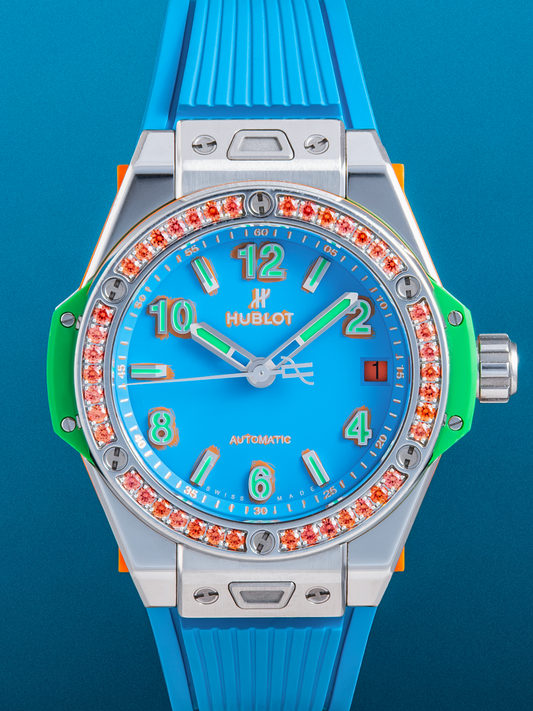 Hublot Big Bang One Click Pop Art Big Orange 39mm ref. 465.S0.5179.LR.1206.POP16 Fullset de 2017