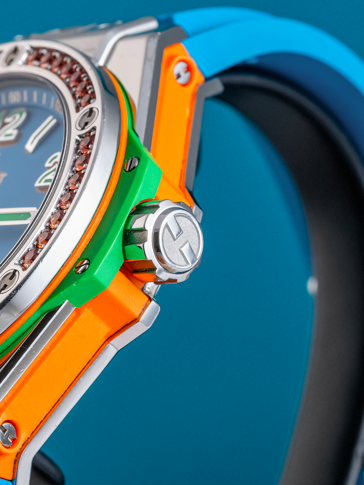 Hublot Big Bang One Click Pop Art Big Orange 39mm ref. 465.S0.5179.LR.1206.POP16 Fullset de 2017