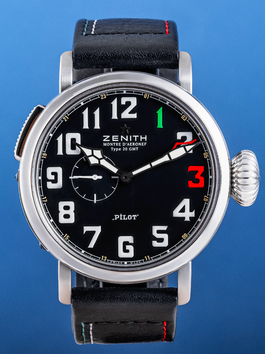 Zenith Pilot Type 20 LTD GMT FAM, 48mm ref. 03.2434.693 de 2014
