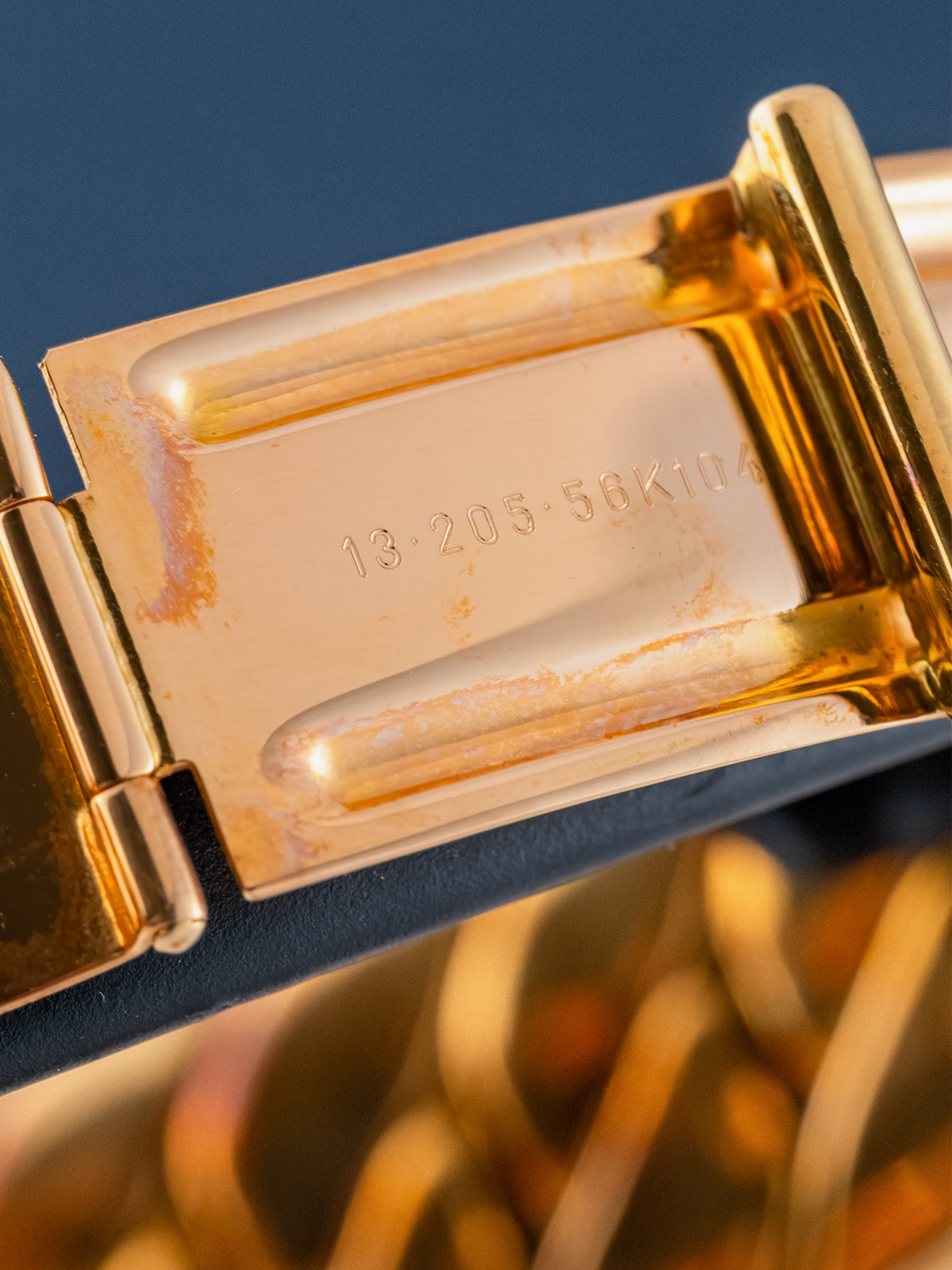 Corum Golden Bridge Cuban Link Chain ref.13.205.56K104 de 1980s