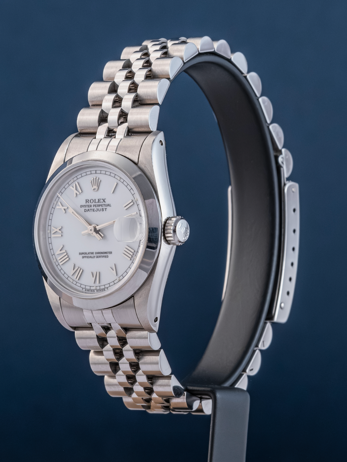 Rolex Datejust 31mm, White Roman Dial, Ref. 68240 de 1993