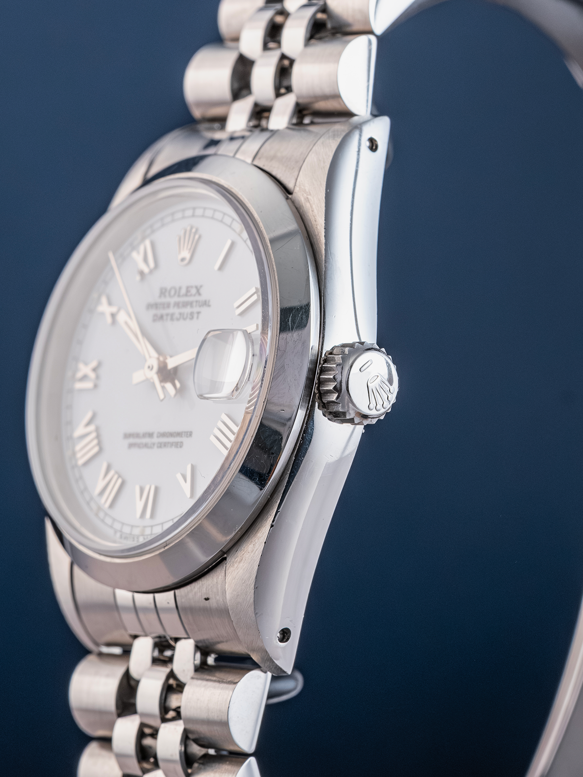 Rolex Datejust 31mm, White Roman Dial, Ref. 68240 de 1993