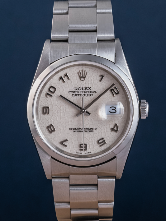 Rolex Datejust Ivory 36mm Ref. 16200 Jubilee Dial de 2000