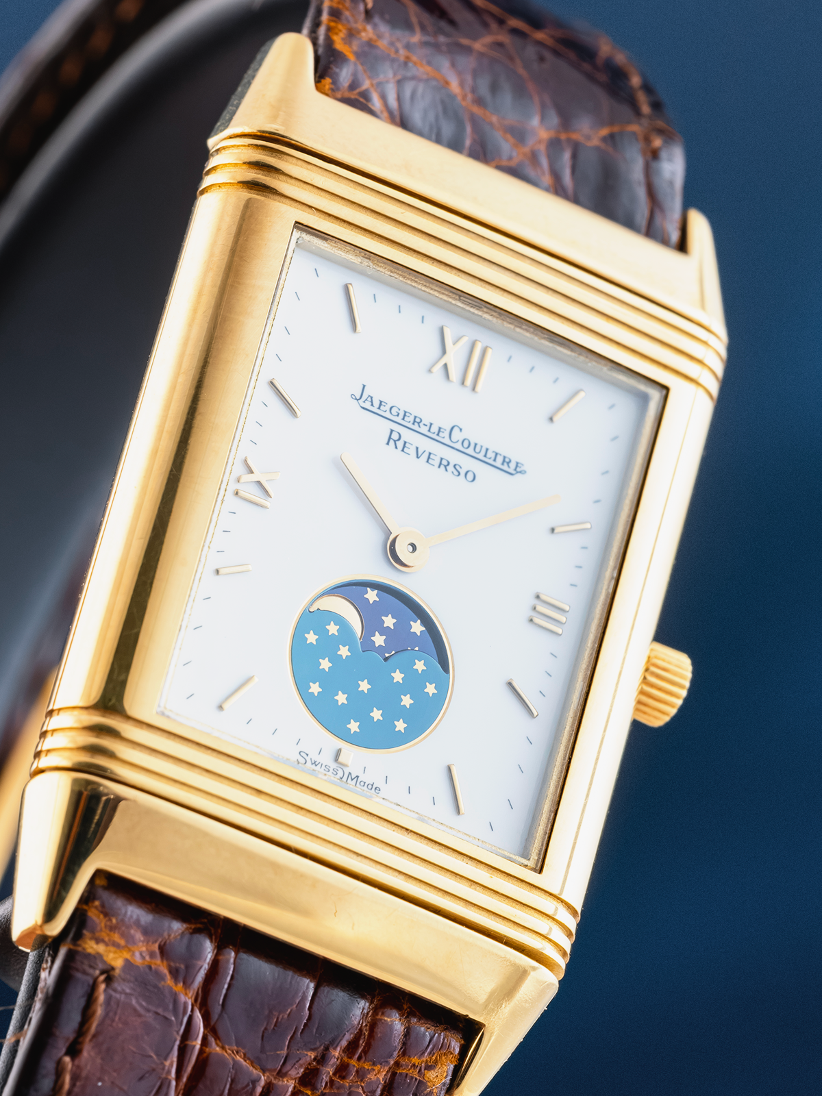 Jaeger-LeCoultre Reverso Gold Moonphase Quartz Medium 23mm  ref. 140.252.1 de 2003