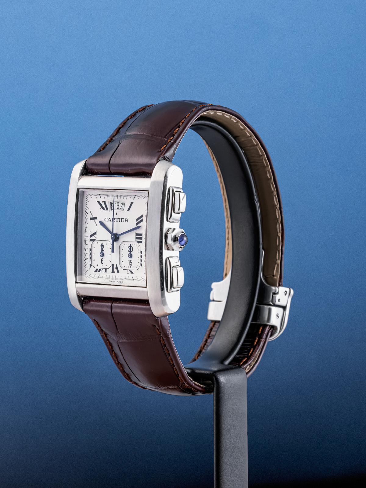 Cartier Tank Francaise Calendario Perpetuo Chronoflex 30 x 36 mm ref. 2531 de 2009