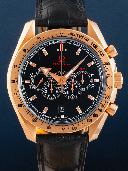 Omega Speedmaster Broad Arrow 18K Yellow Gold  44.25mm ref. 321,53,44,52,01,002 de 2009