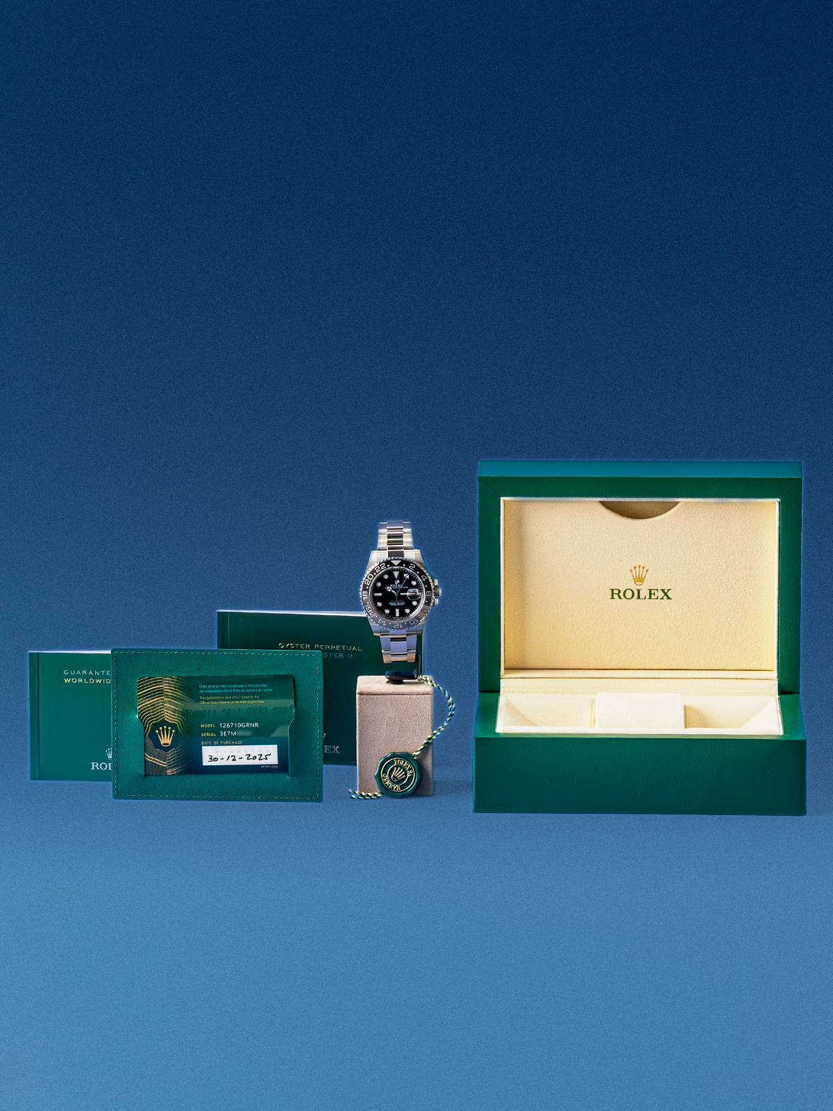Rolex GMT-Master II "Bruce Wayne" 126710GRNR NUEVO Full-Set de 2025