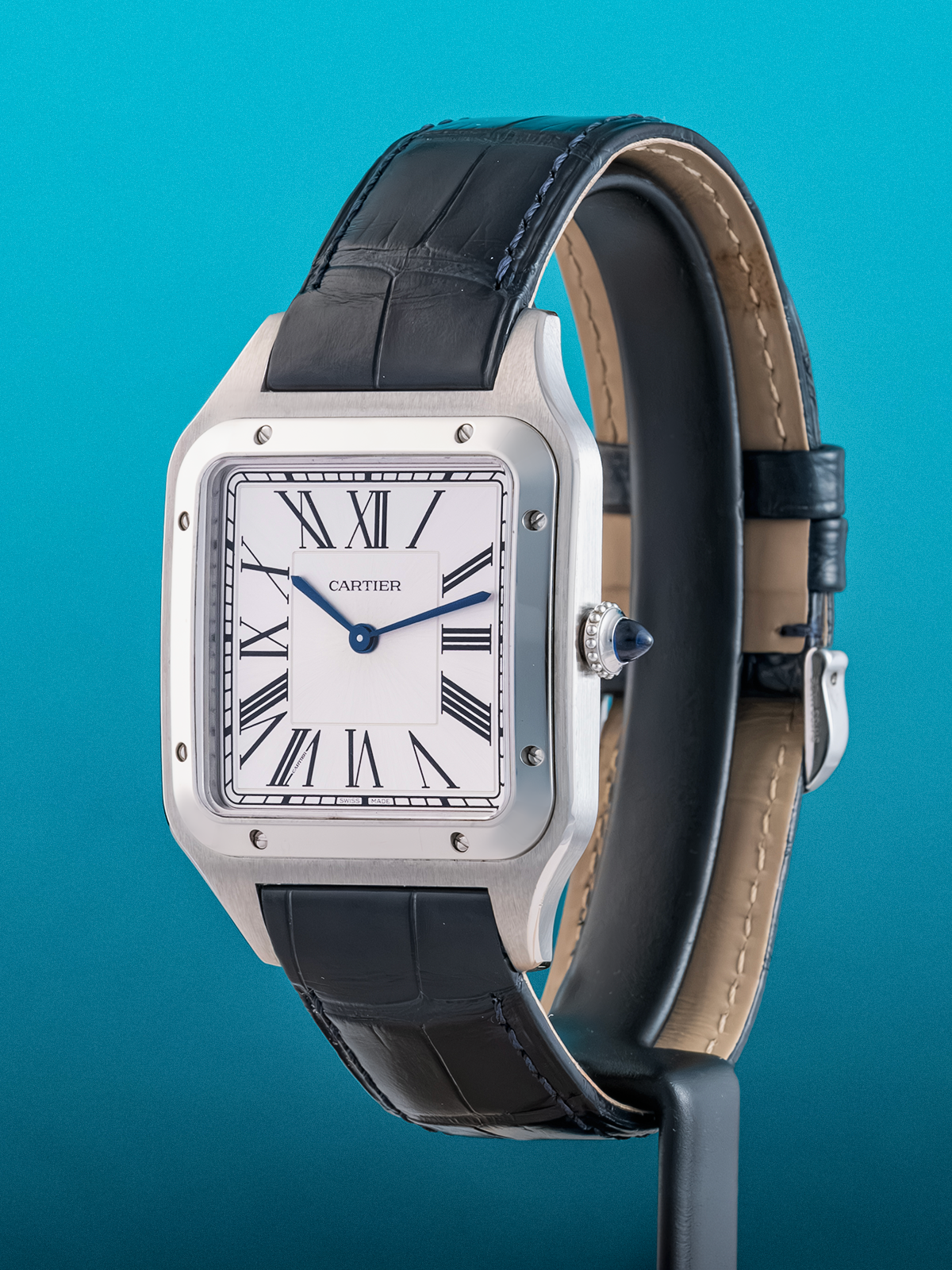 Cartier Santos Dumont Acero XL 46,6 x 33,9 mm ref. WSSA0032 Fullset de 2026