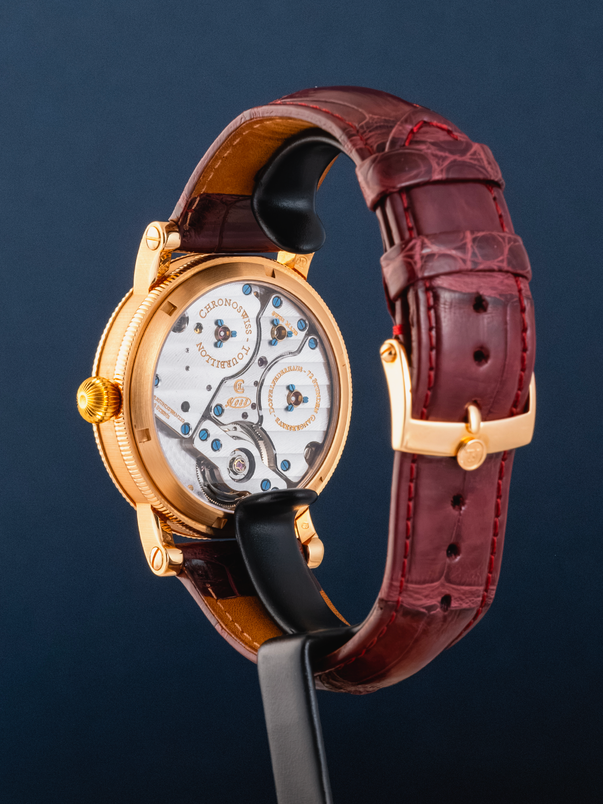 Chronoswiss Régulateur Tourbillon Rose Gold 38mm ref. CH 3121 R de 2002
