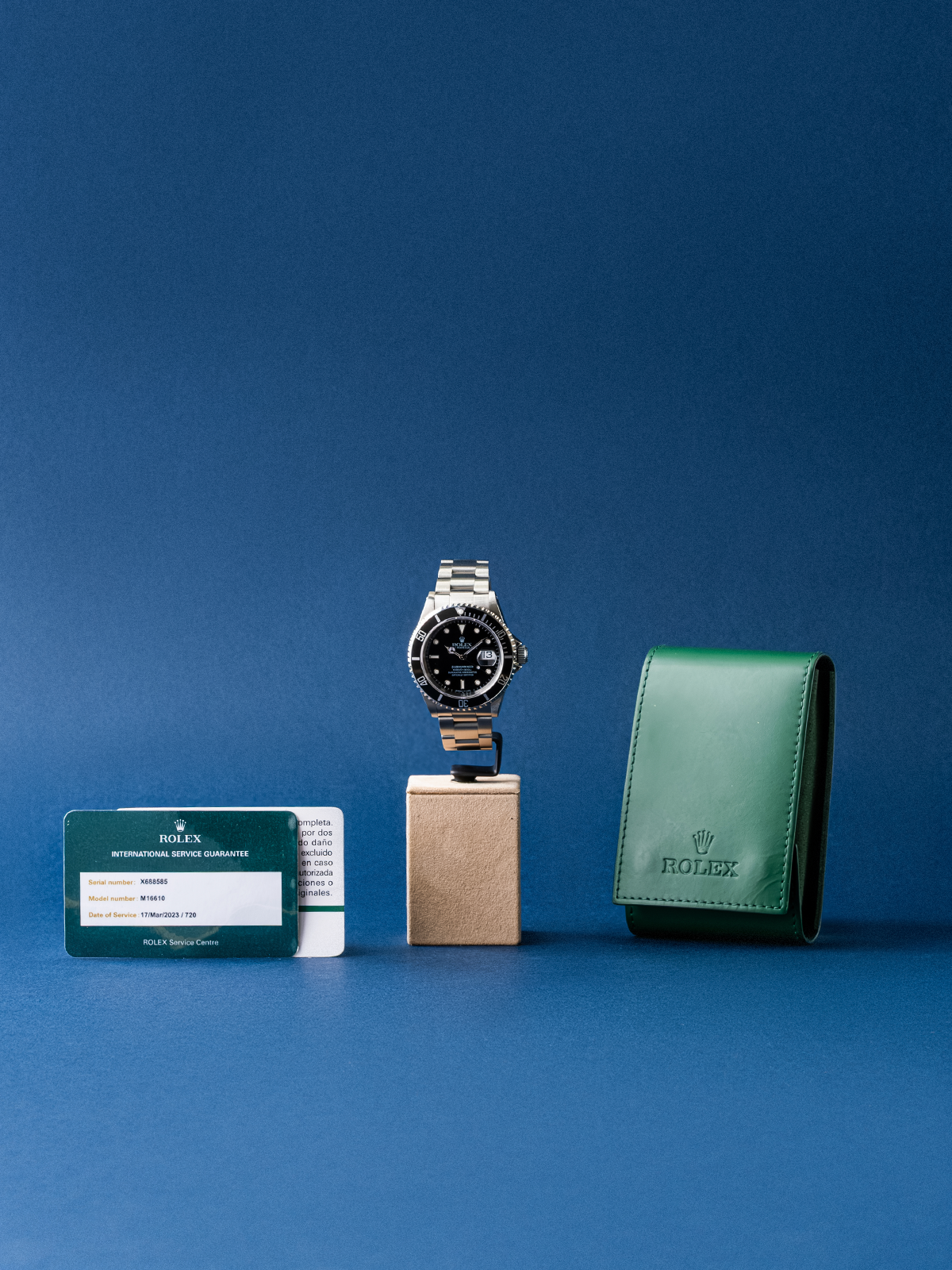 Rolex Submariner Ref. M16610 RSC-Card de 1991