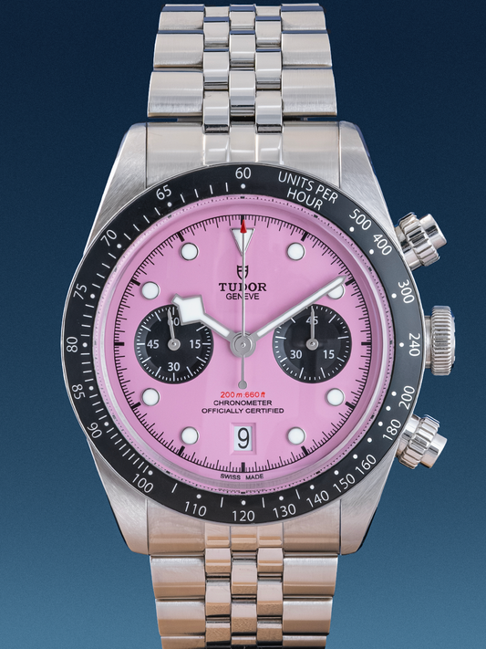 Tudor Black Bay Chronograph "Miami Pink" 41 mm Ref. 79360N Full-Set del 2024