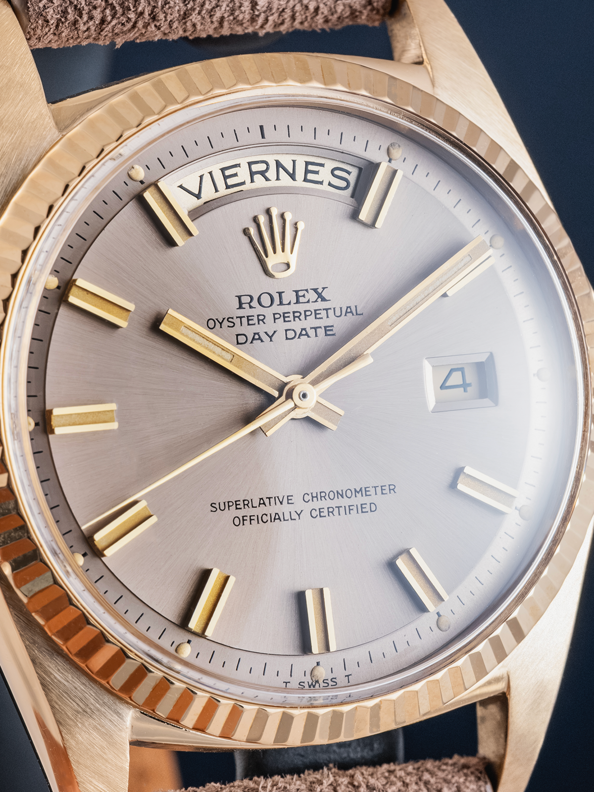 Rolex Day Date ref. 1803 Taupe "Wide boy" de 1969