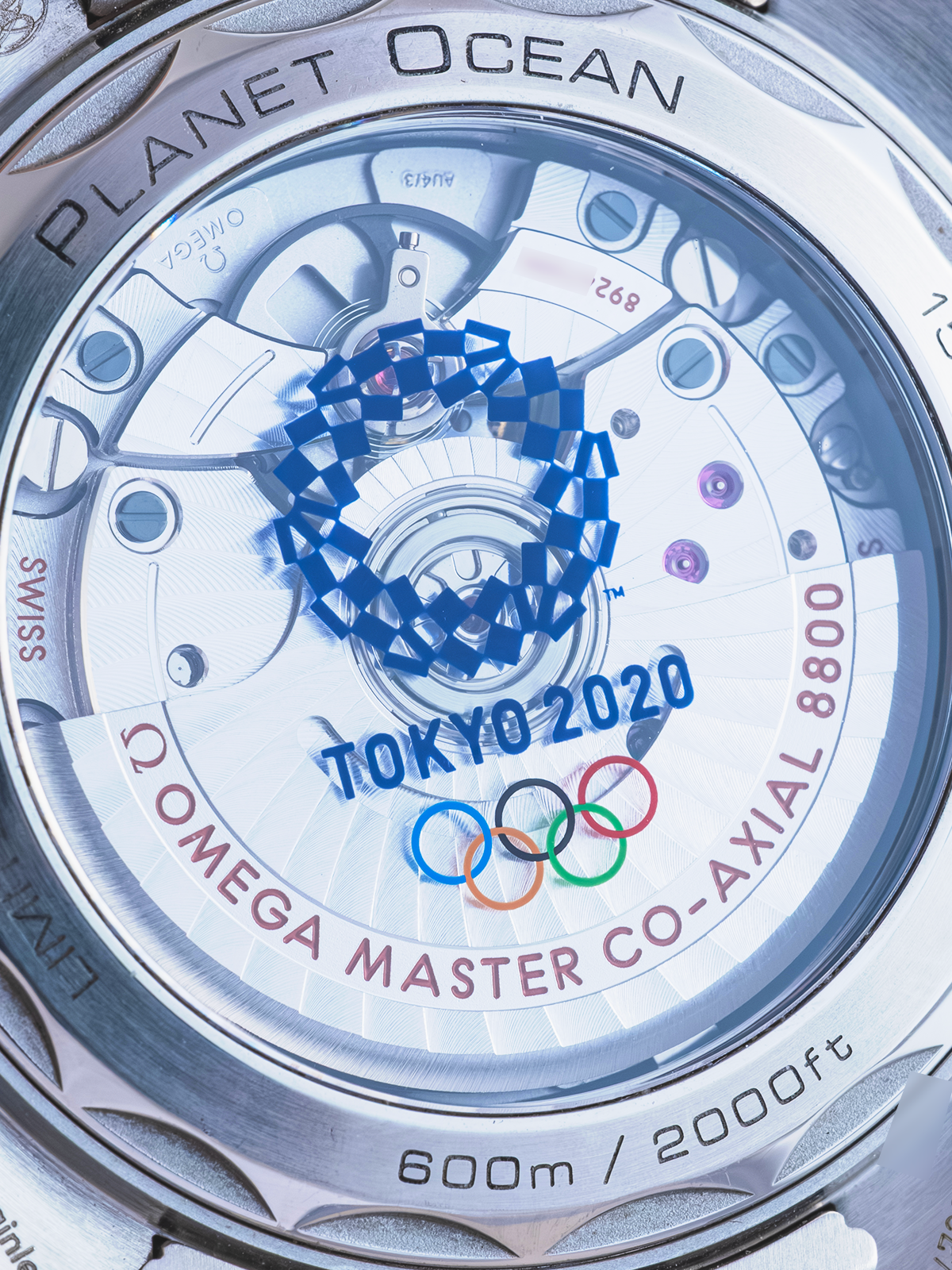 Omega Seamaster Planet Ocean 600 M Tokyo 2020 39.5mm Ref. 522.33.40.20.04.001 de 2020 Full Set