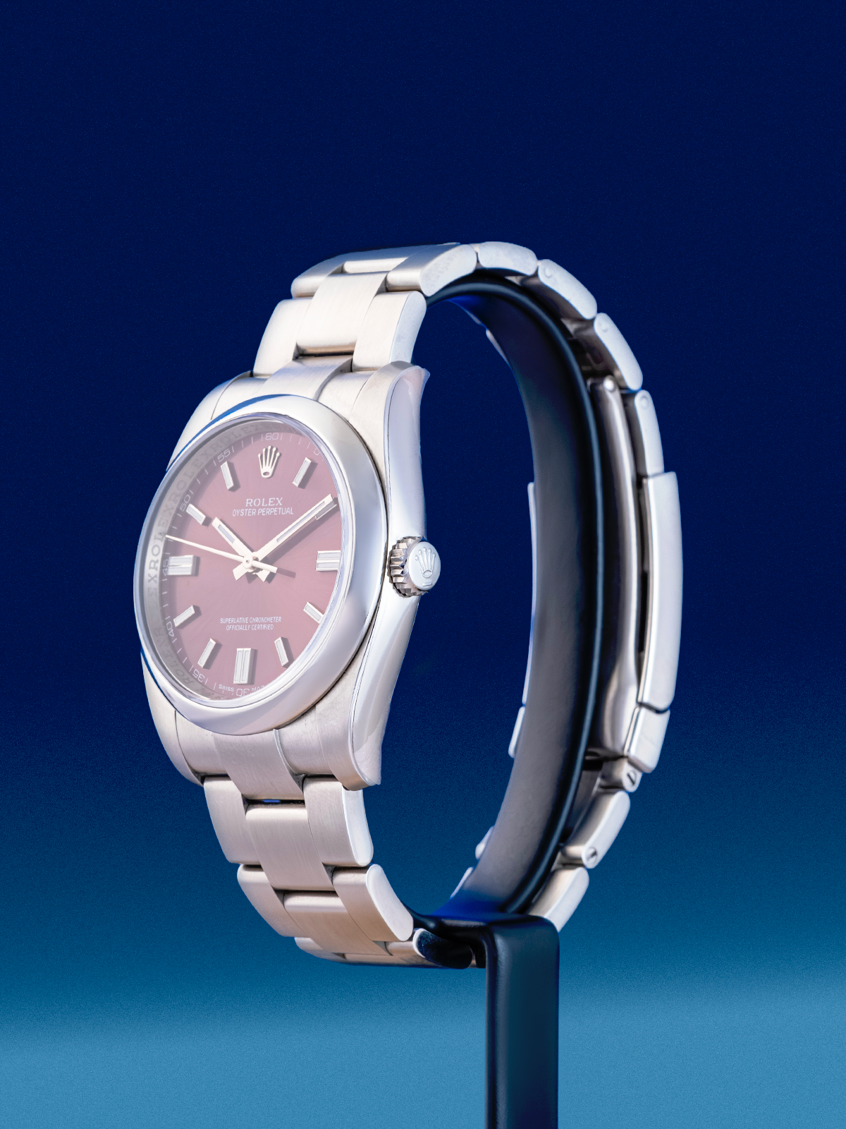 Rolex Oyster Perpetual Grape Purple Dial 36 mm Ref. 116000 Full Set de 2015