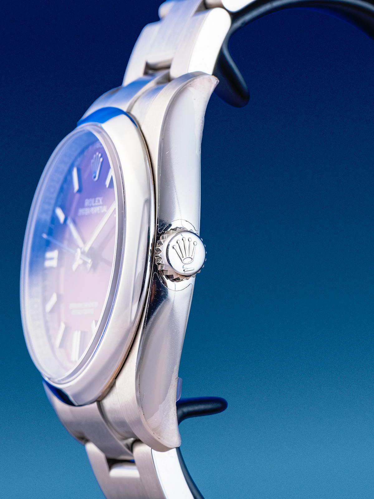 Rolex Oyster Perpetual Grape Purple Dial 36 mm Ref. 116000 Full Set de 2015