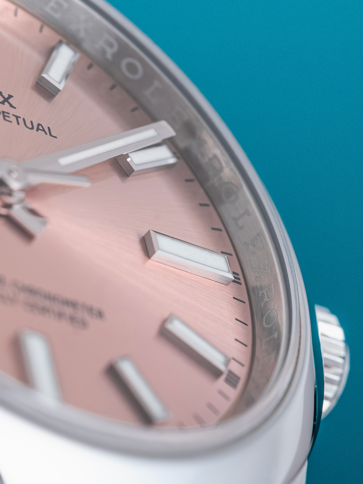 Rolex Oyster Perpetual Pink 34 mm 124200 Full-Set de 2020