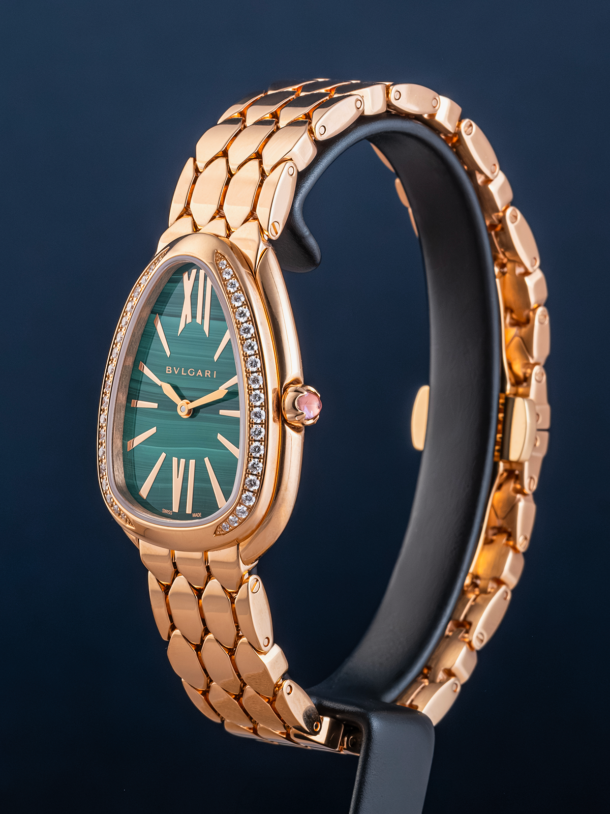 Bvlgari Serpenti Seduttori Malachite 33mm 103944 Full-Set de 2023