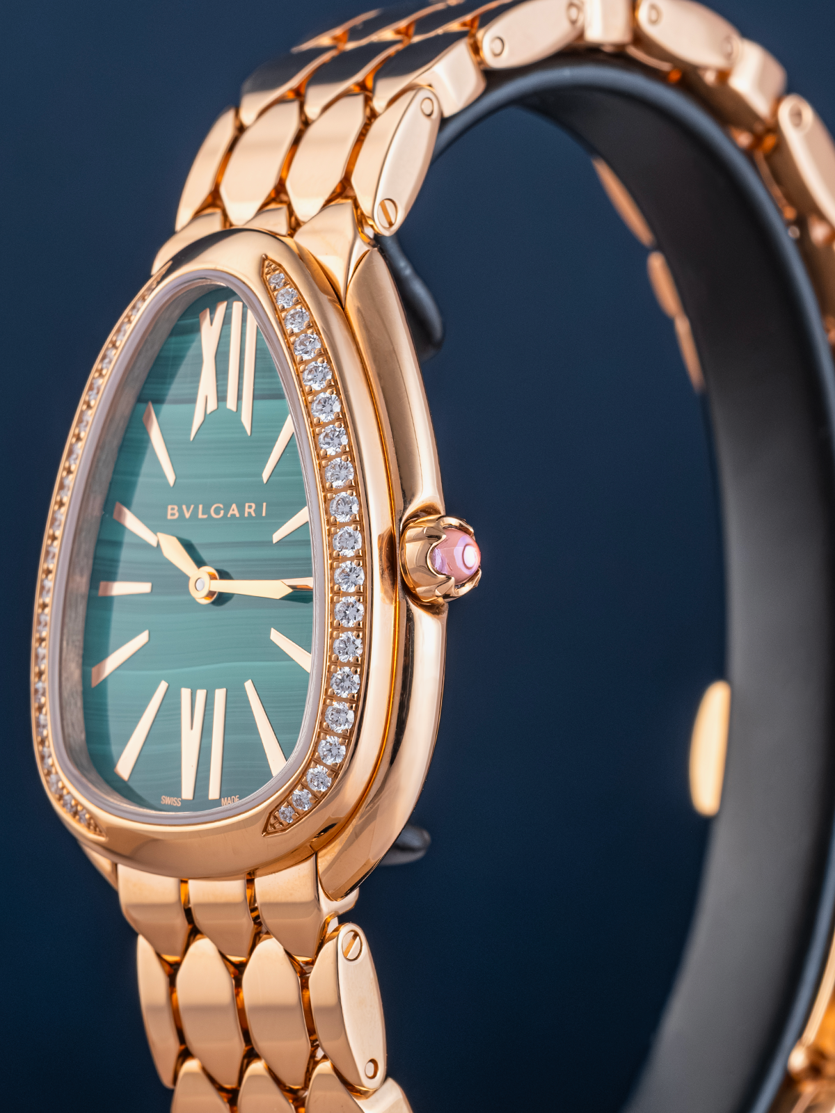 Bvlgari Serpenti Seduttori Malachite 33mm 103944 Full-Set de 2023