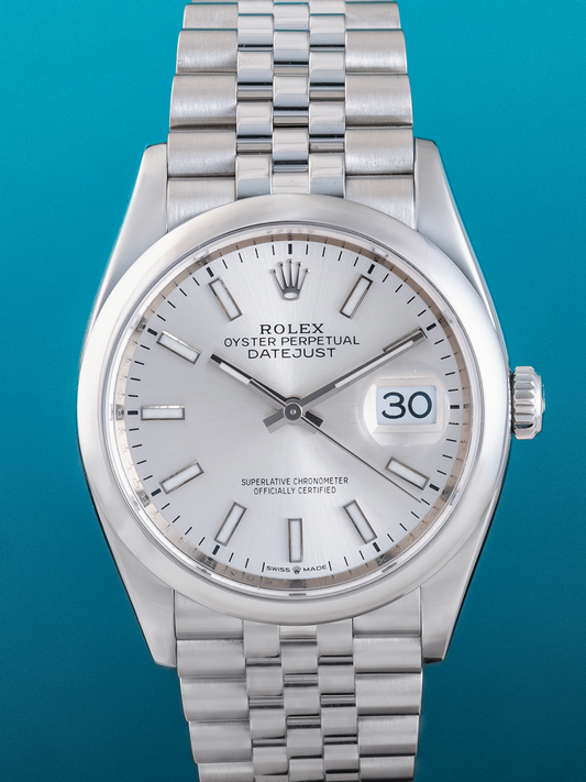 Rolex Datejust Silver Dial 36mm 126200 Full-Set de 2020