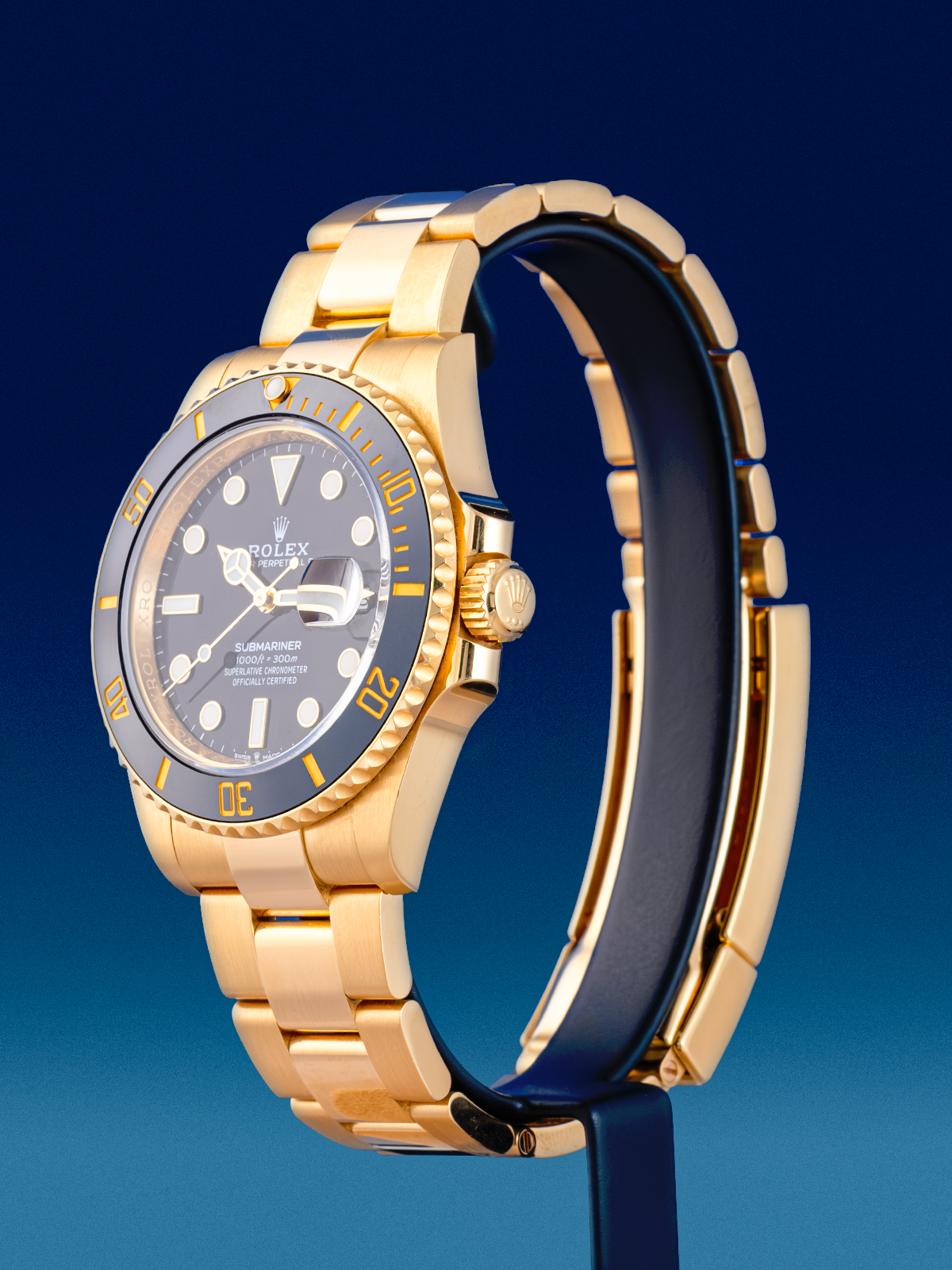 Rolex Submariner Date 41mm Ref. 126618LN de 2023 Yellow Gold Full Set.