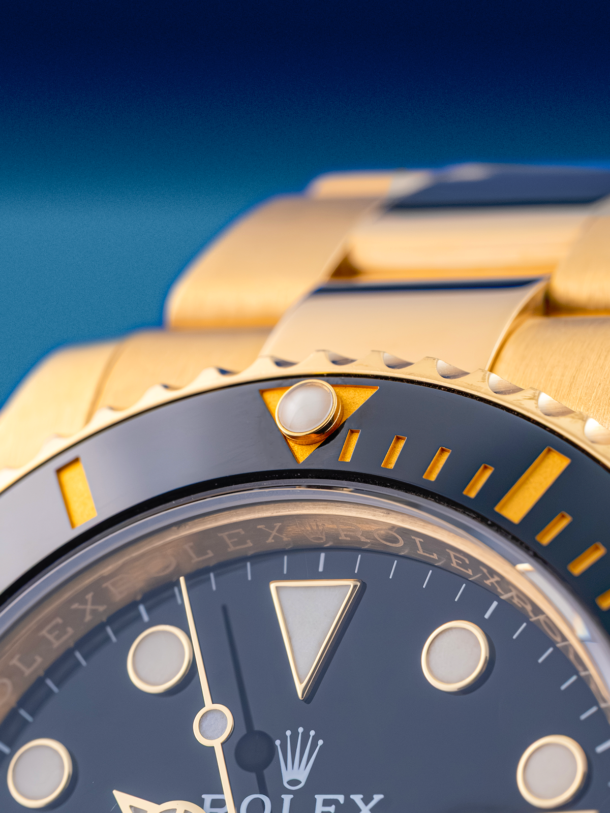 Rolex Submariner Date 41mm Ref. 126618LN de 2023 Yellow Gold Full Set.