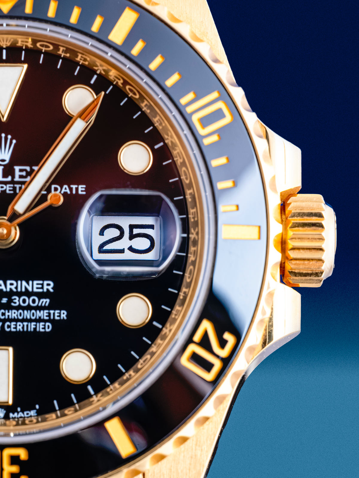 Rolex Submariner Date 41mm Ref. 126618LN de 2023 Yellow Gold Full Set.