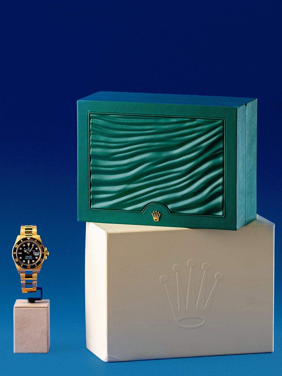 Rolex Submariner Date 41mm Ref. 126618LN de 2023 Yellow Gold Full Set.