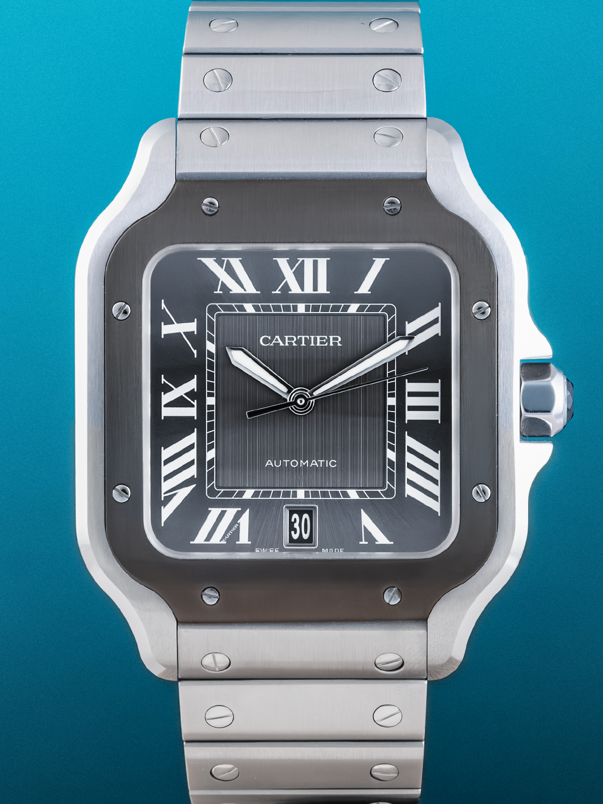 Cartier Santos DLC Grey Dial WSSA0037 Full-Set de 2025