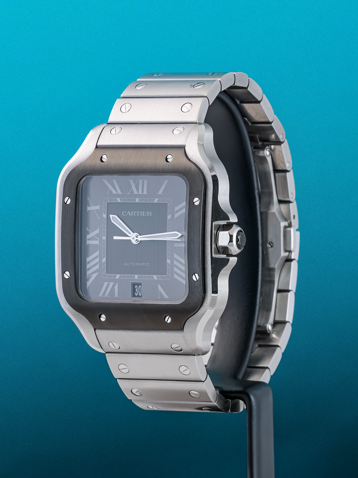 Cartier Santos DLC Grey Dial WSSA0037 Full-Set de 2025
