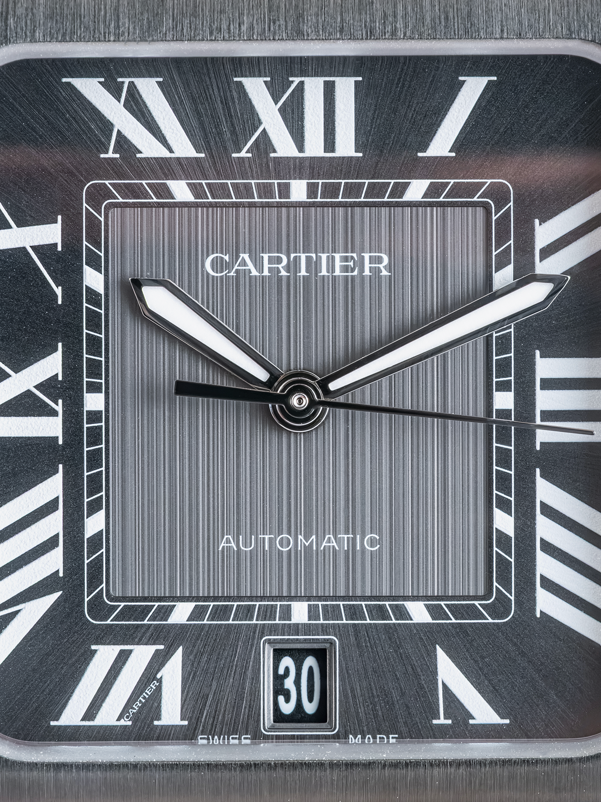 Cartier Santos DLC Grey Dial WSSA0037 Full-Set de 2025
