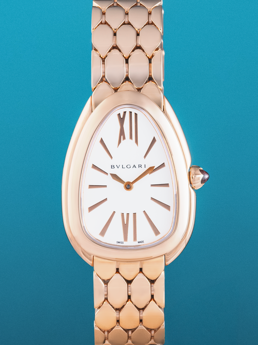 Bvlgari Seduttori 33mm Blanco ref. 103145 Fullset de 2026