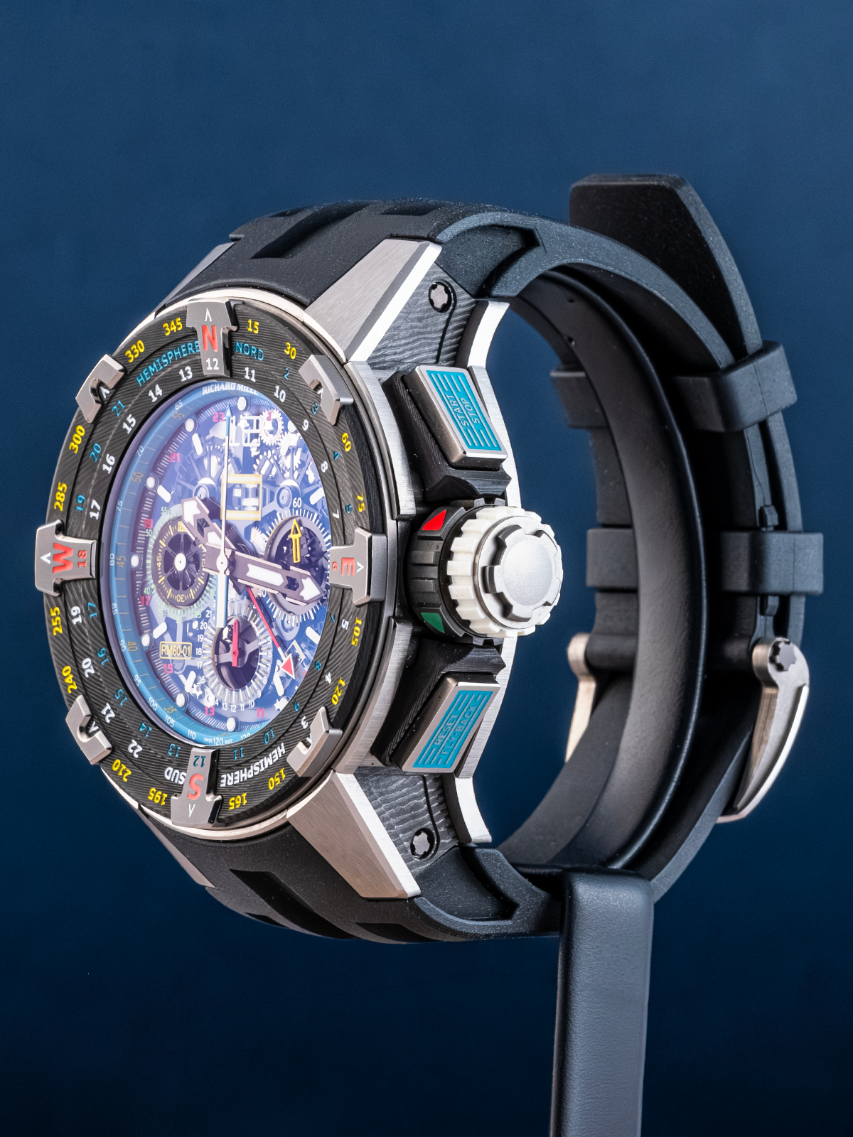 Richard Mille Flyback Chronograph Les Voiles de St Barth Ref. RM60-01 TI CA de 2015