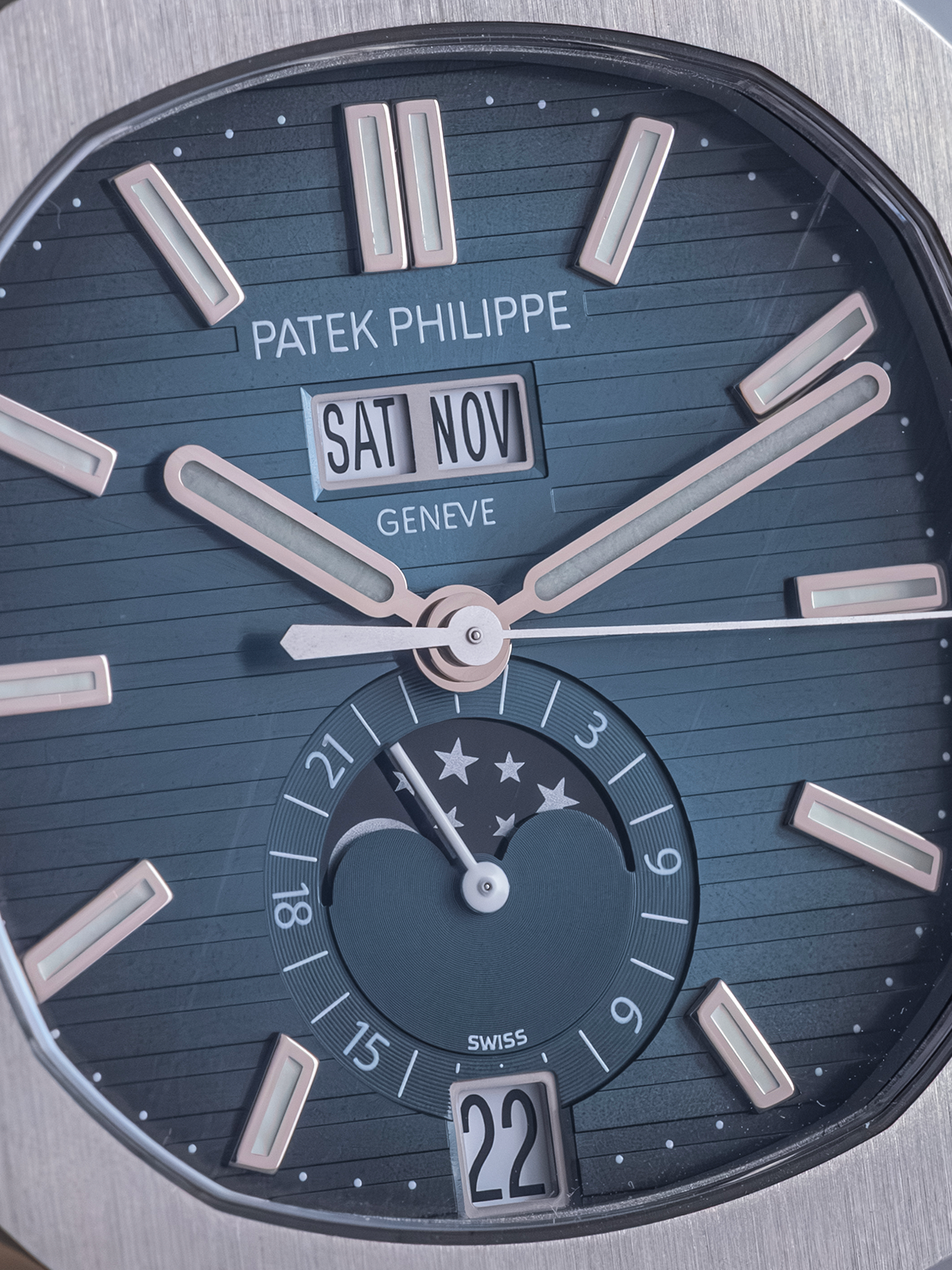 Patek Philippe Nautilus 5726A Calendario Anual y Fase Lunar de 2022