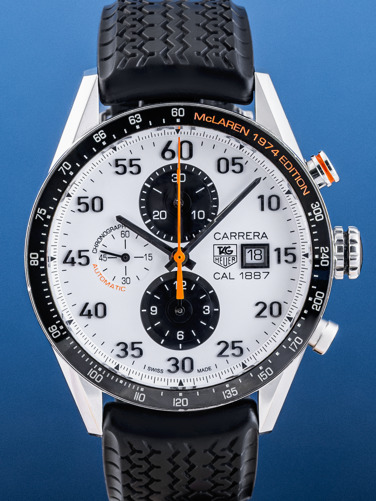 TAG Heuer Carrera Calibre 1887 McLaren 43mm ref. CAR2A12.FT6033 del 2014
