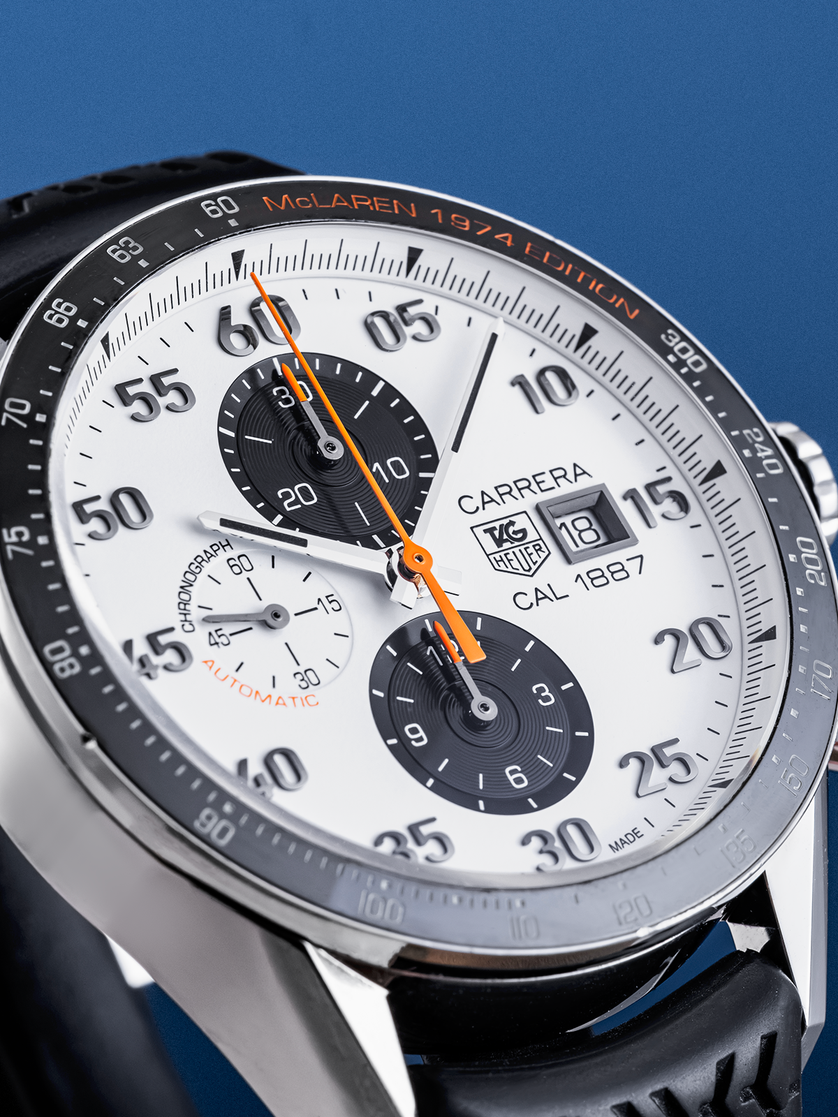 TAG Heuer Carrera Calibre 1887 McLaren 43mm ref. CAR2A12.FT6033 del 2014
