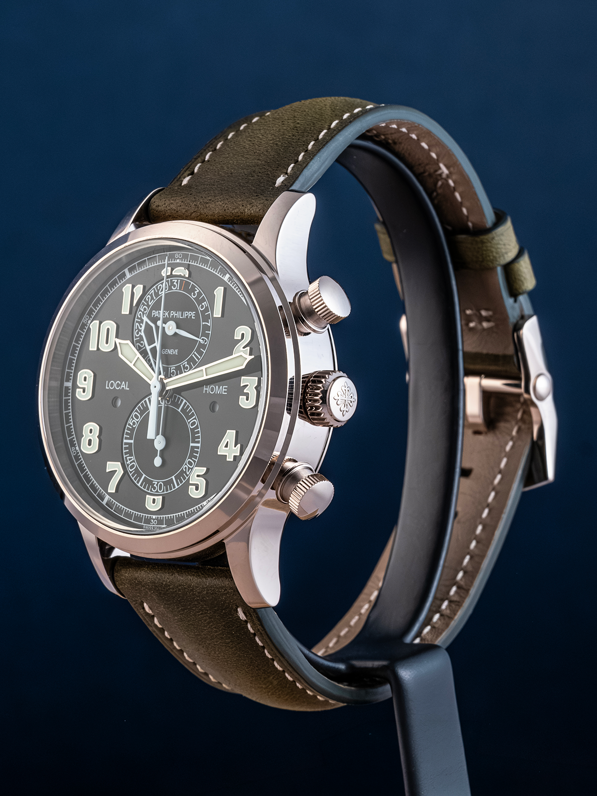 Patek Philippe Travel Time Chronograph 5924G-010 "Olive" NUEVO Full Set de 2025